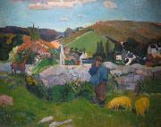 Paul Gauguin Swineherd Sweden oil painting artist